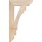 Ekena Millwork Merced Slat Smooth Bracket, Douglas Fir, 3 1/2"W x 16"D x 28"H BKT04X16X28MRC06SDF - alternate 2